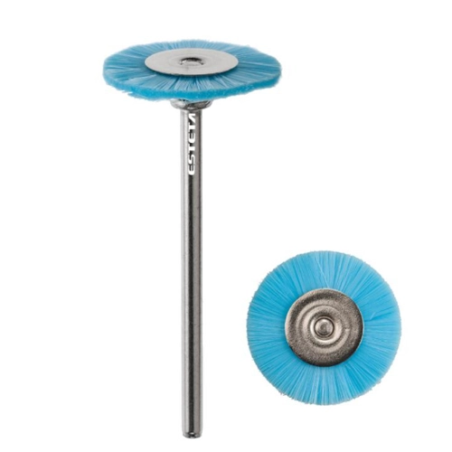 Fresa Disco Nylon Azul para Limpeza de Instrumentos e Unhas