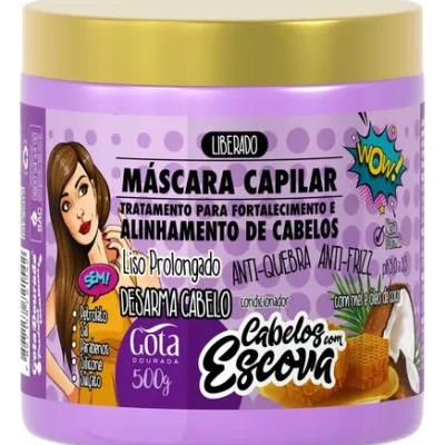 Máscara Fortalecimento Cabelos C/ Escova