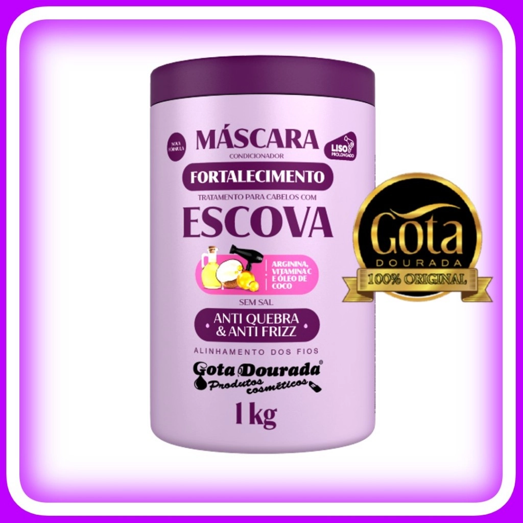 Máscara Fortalecimento Cabelos C/ Escova — imagem adicional