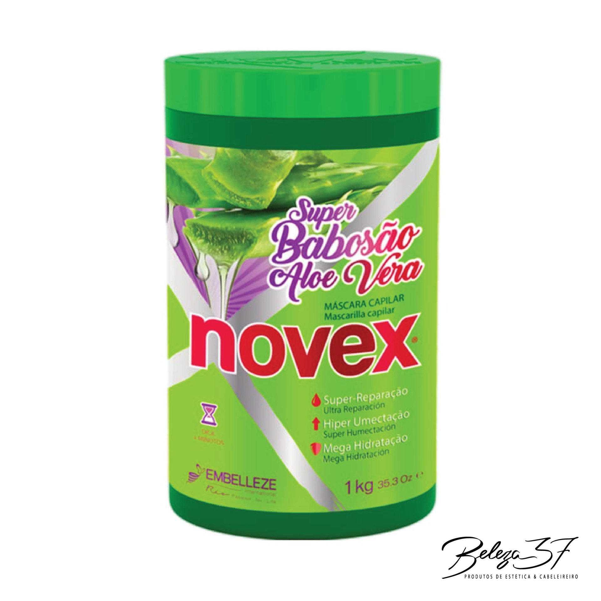 Máscara Novex Super Aloe Vera 1Kg