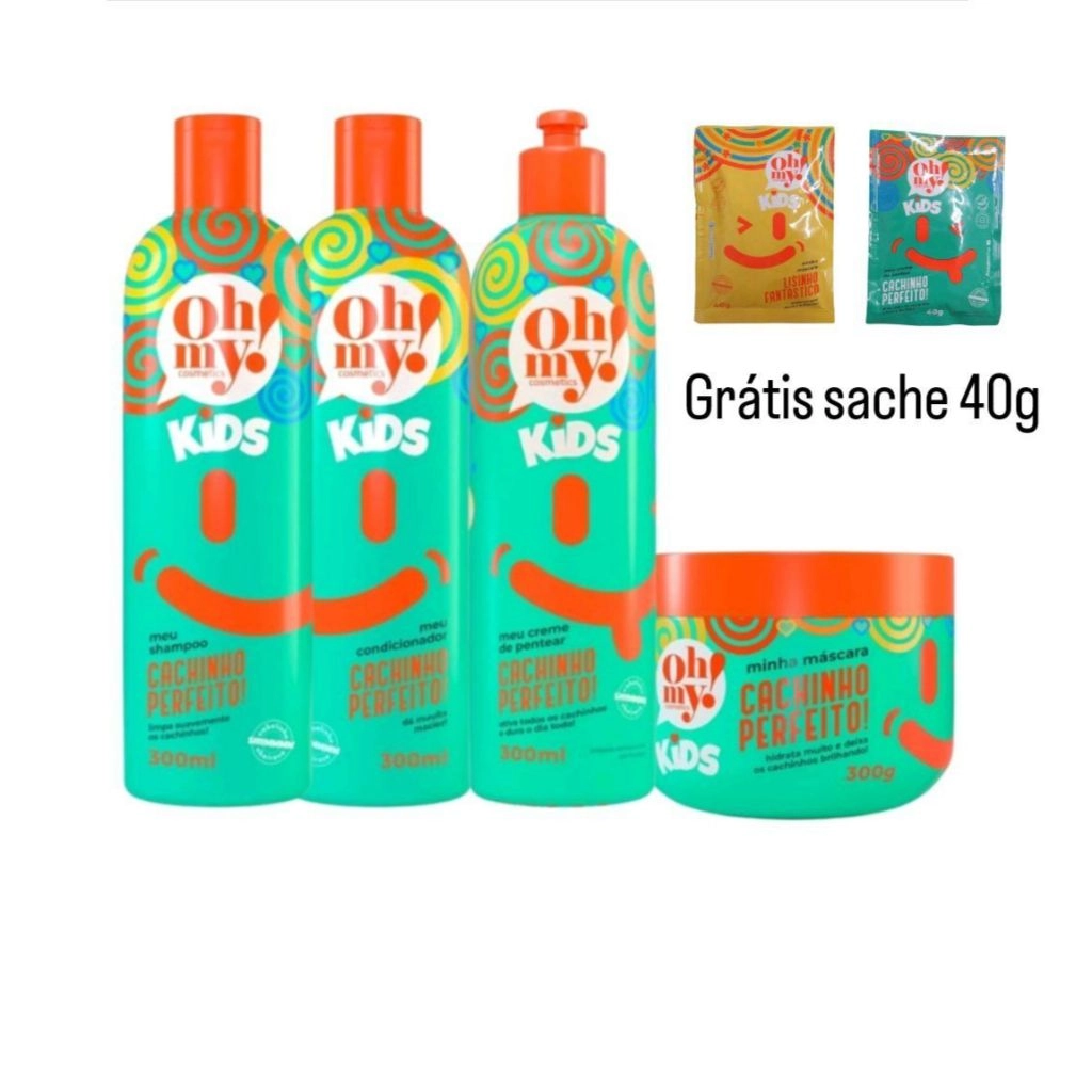 Shampoo Cacho Kids 300Ml - Oh My — imagem adicional