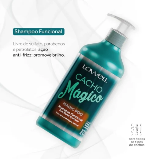 Shampoo Funcional Lowell Cacho Mágico 500Ml