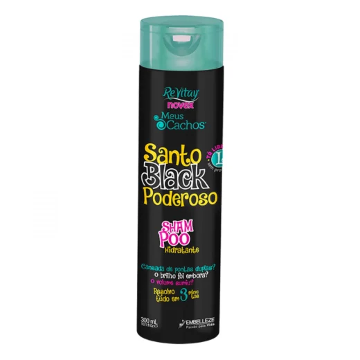 Shampoo Novex Santo Black Poderoso 300Ml