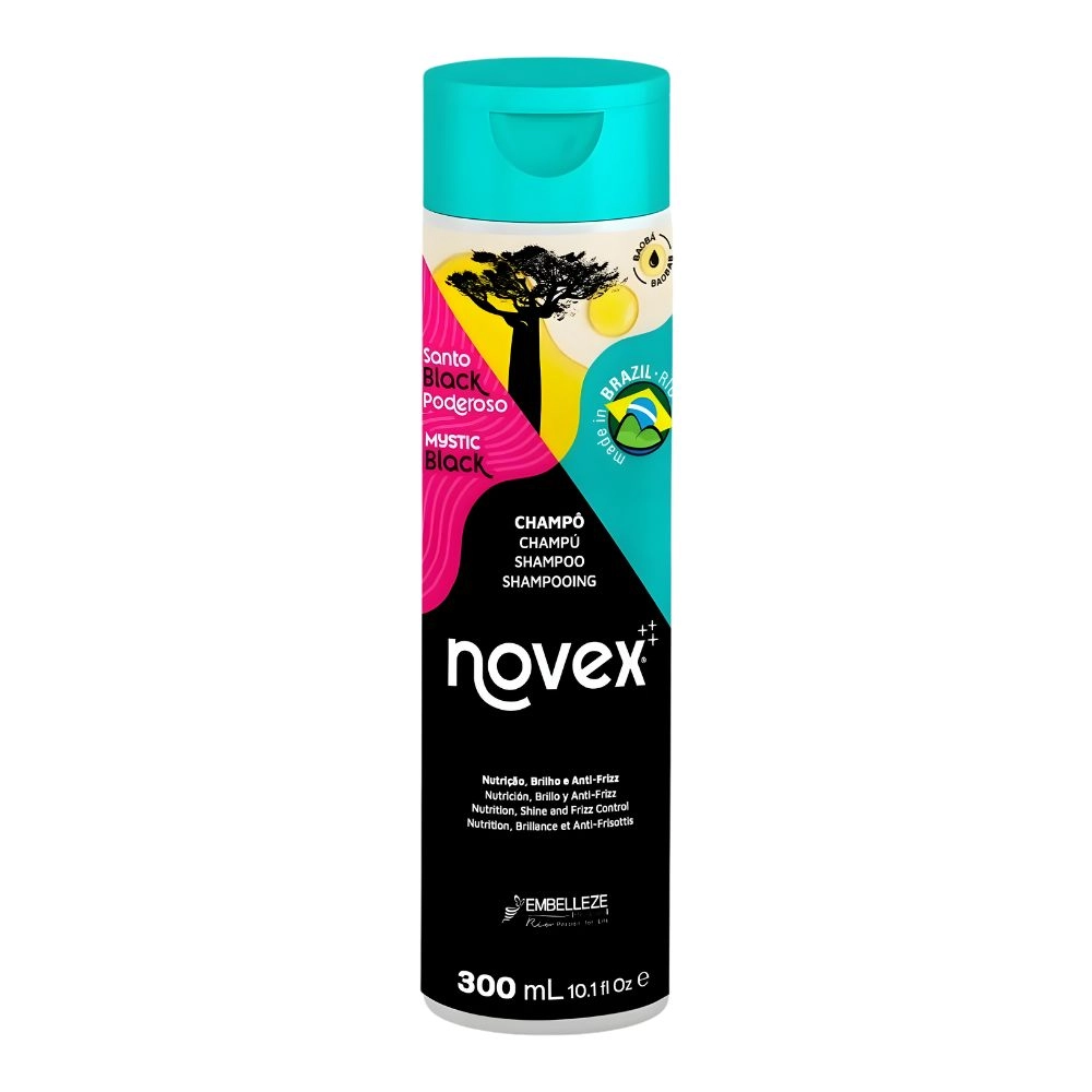 Shampoo Novex Santo Black Poderoso 300Ml — imagem adicional