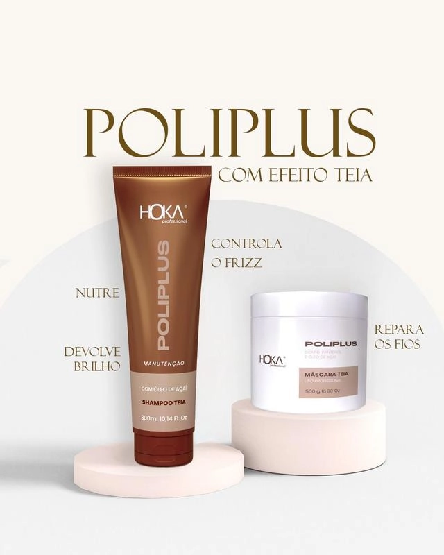 Shampoo Poliplus Teia 1000Ml — imagem adicional