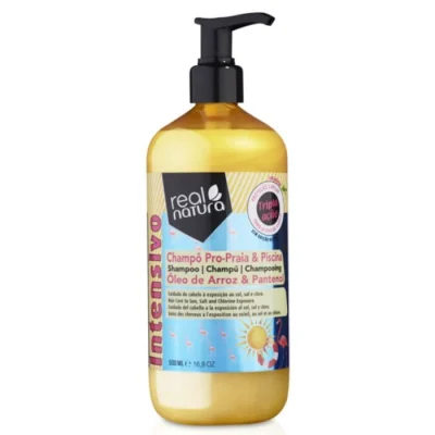Shampoo sem sal pro mar e piscina real natura