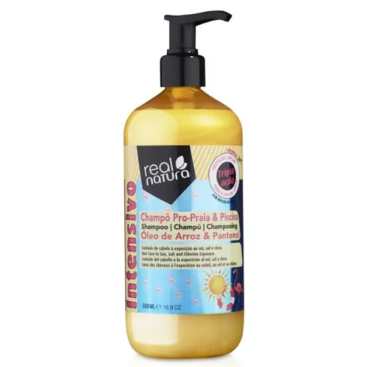 Shampoo sem sal pro mar e piscina real natura