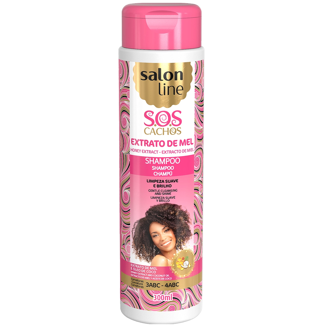 Sos Shampoo Mel Cachos Intensos 300Ml — imagem adicional
