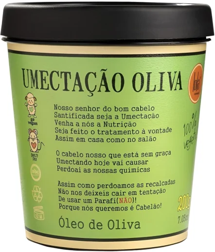 Umectação Oliva - Máscara
