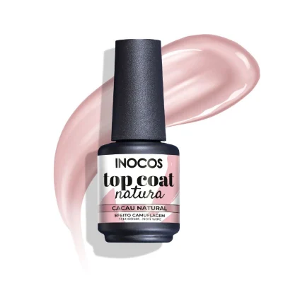 Verniz Gel Top Coat Cacau Natural 15 ml