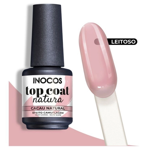 Verniz Gel Top Coat Cacau Natural 15 ml — imagem adicional